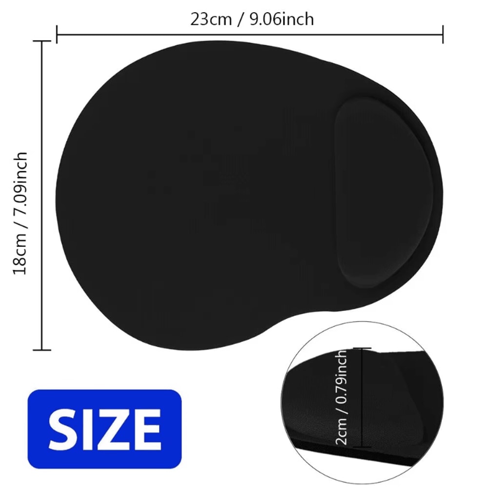 Ergonomic Mouse Pad With Wrist Support NonSlip Comfortable EVA Wrist Rest For PC Laptop 3