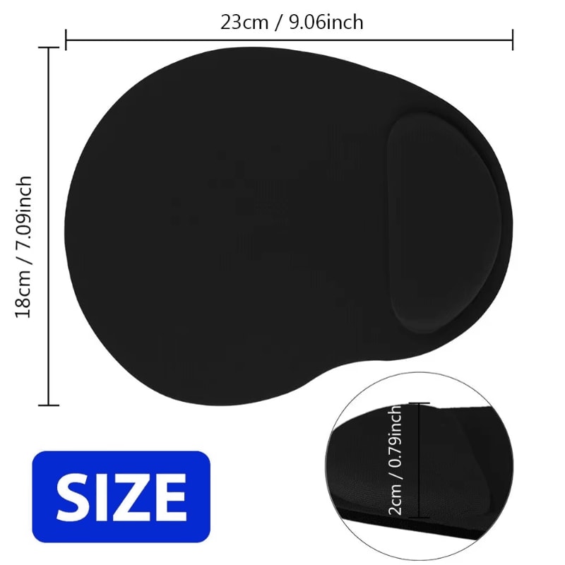 Ergonomic Mouse Pad With Wrist Support NonSlip Comfortable EVA Wrist Rest For PC Laptop 3