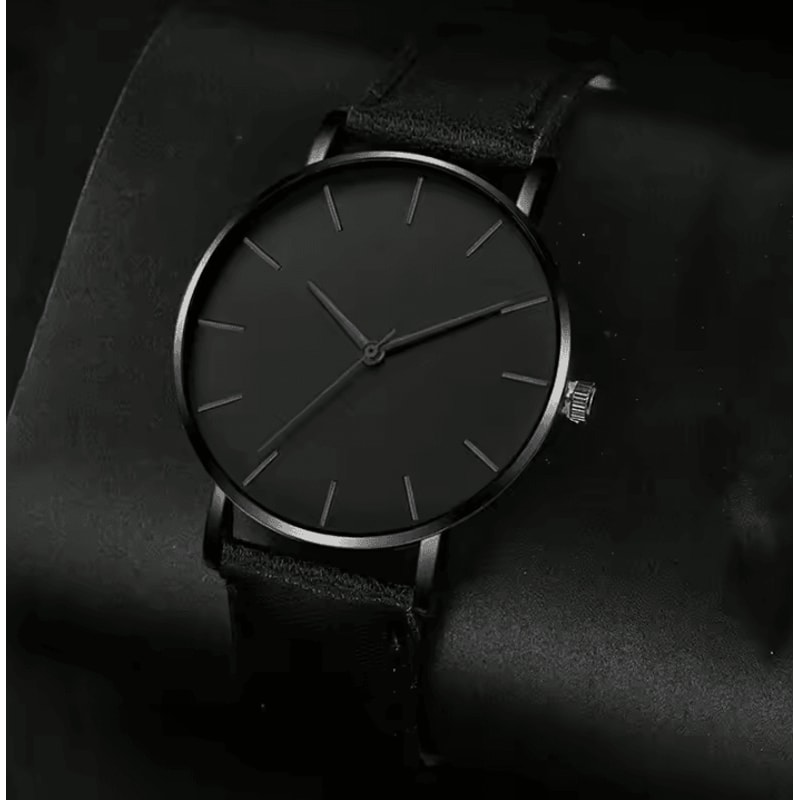 5PCS Set Fashion Mens Sports Watches Man Business Quartz Wristwatch Luxury Leather Bracelet Men Cas 3