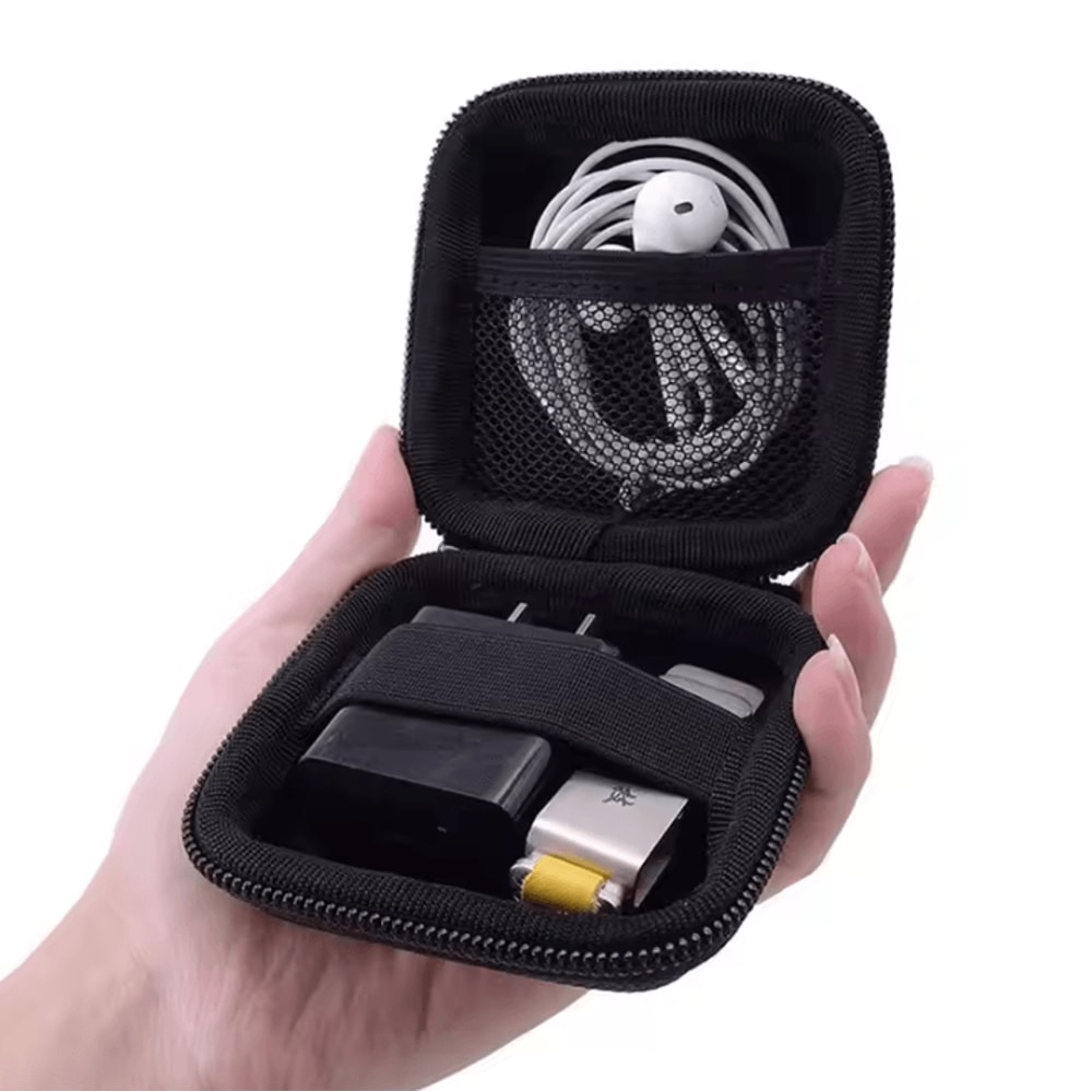 Portable Gadget Organizer Case Multifunctional Earphone Cable Storage Bag For Travel 3