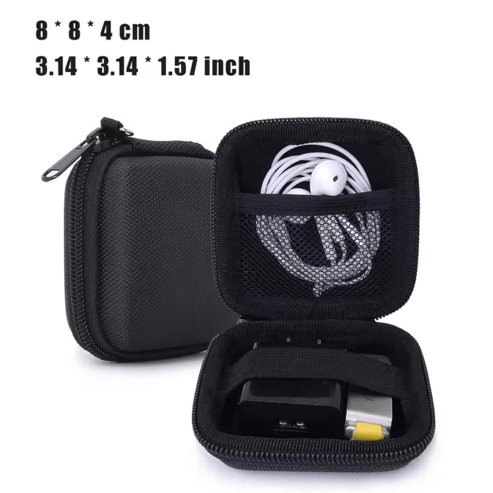 Portable Gadget Organizer Case Multifunctional Earphone Cable Storage Bag For Travel 6