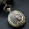 Retro Pirate Pocket Watch Necklace Double Knife Quartz Vintage Pendant Watch For Men 4
