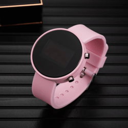 minimalist led digital watch for women and men silicone strap casual sport wristwatch