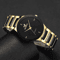 Mens Black Steel Business Watch Analog Quartz Dress Wristwatch 2