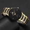Mens Black Steel Business Watch Analog Quartz Dress Wristwatch 2