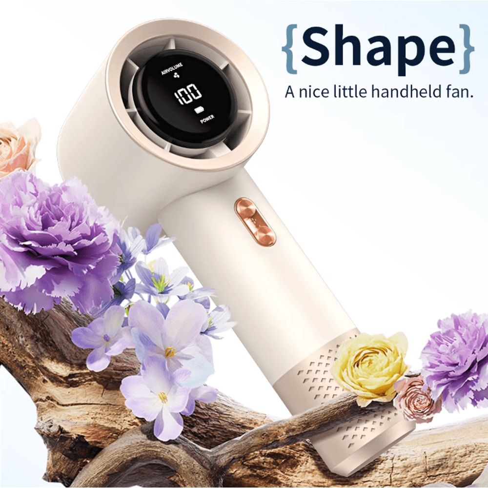 High Speed Portable Mini Fan Air Cooler 199 Level Adjustable Handheld Cooling Fan 2