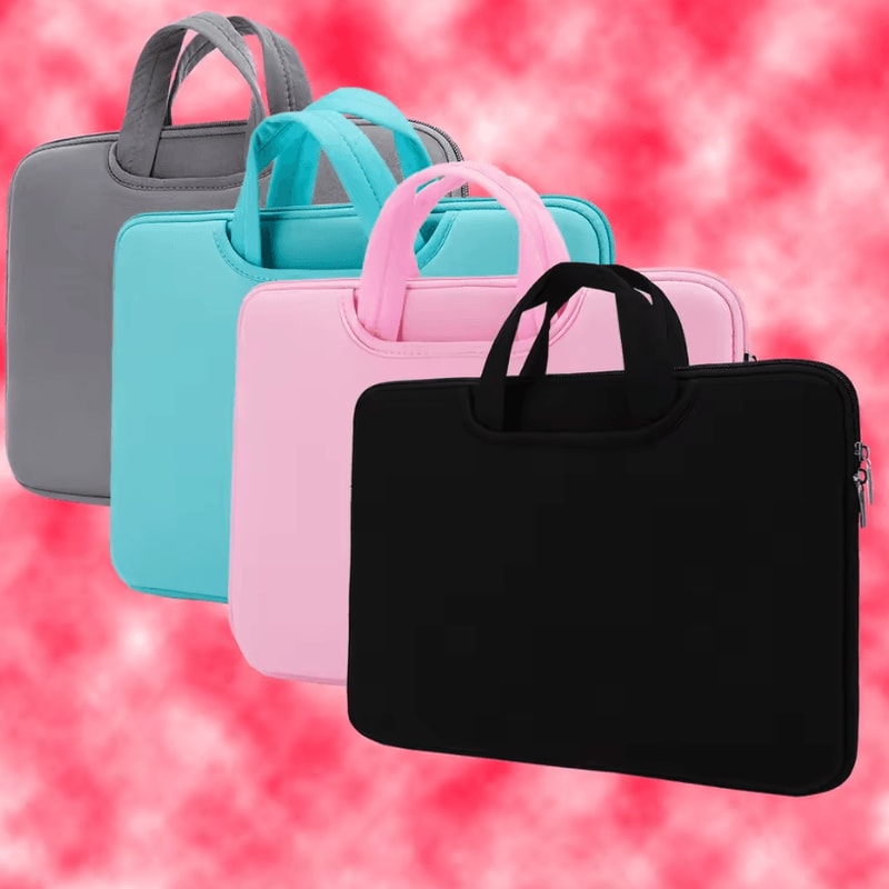 Lightweight Laptop Handbag 16 17 Inch Computer Bag With Front Pocket Storage 0