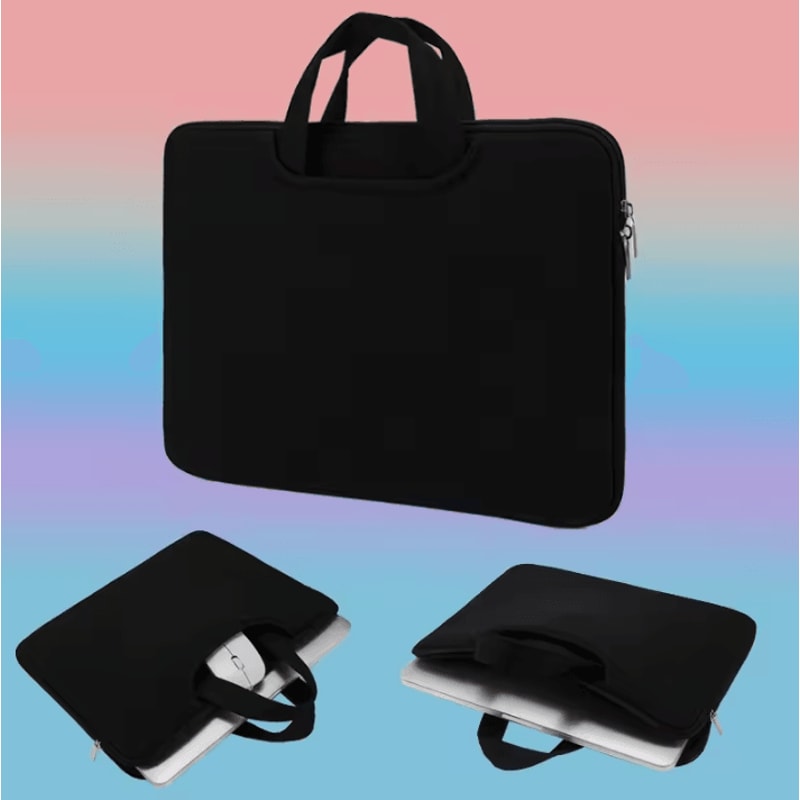 Lightweight Laptop Handbag 16 17 Inch Computer Bag With Front Pocket Storage 2