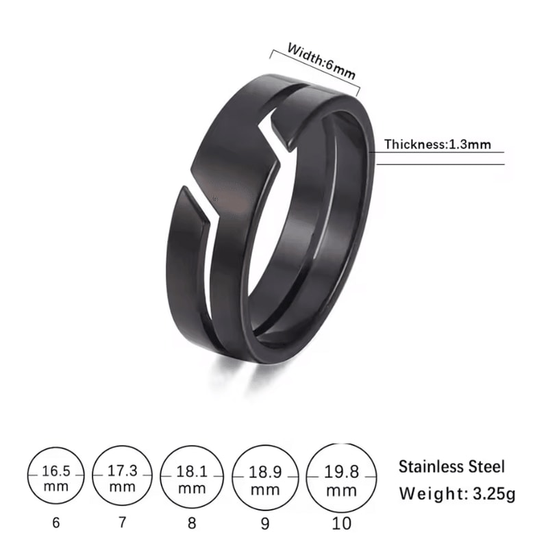Simple Stainless Steel Couple Rings Matching Minimalist Engagement Anniversary Band Set 4