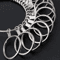 Metal Ring Sizer Measuring Tool Set Gauge Mandrel Stick Finger Tool Jewelry Making Equipments Acces 2