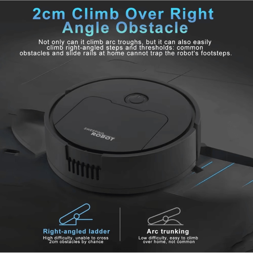 3 In 1 Automatic Robot Vacuum Cleaner Sweeping Mopping Suction Smart Floor Cleaner 3