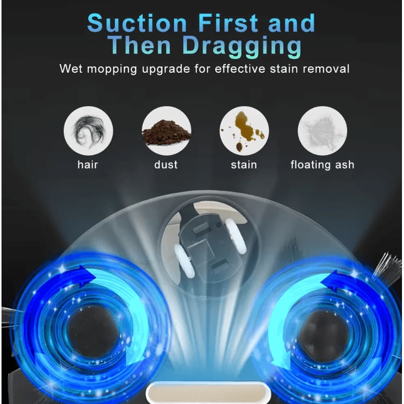 3 In 1 Automatic Robot Vacuum Cleaner Sweeping Mopping Suction Smart Floor Cleaner 4