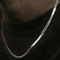 Gold Plated Snake Chain Necklace 3mm Flat Herringbone Choker For Men Women 1