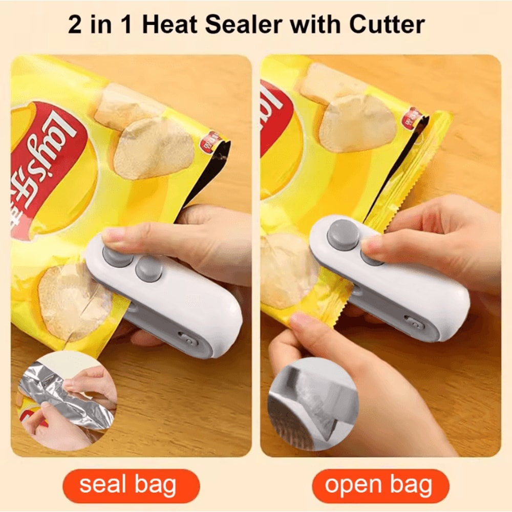 Mini Handheld Heat Bag Sealer Portable Food Storage Plastic Sealing Machine 2