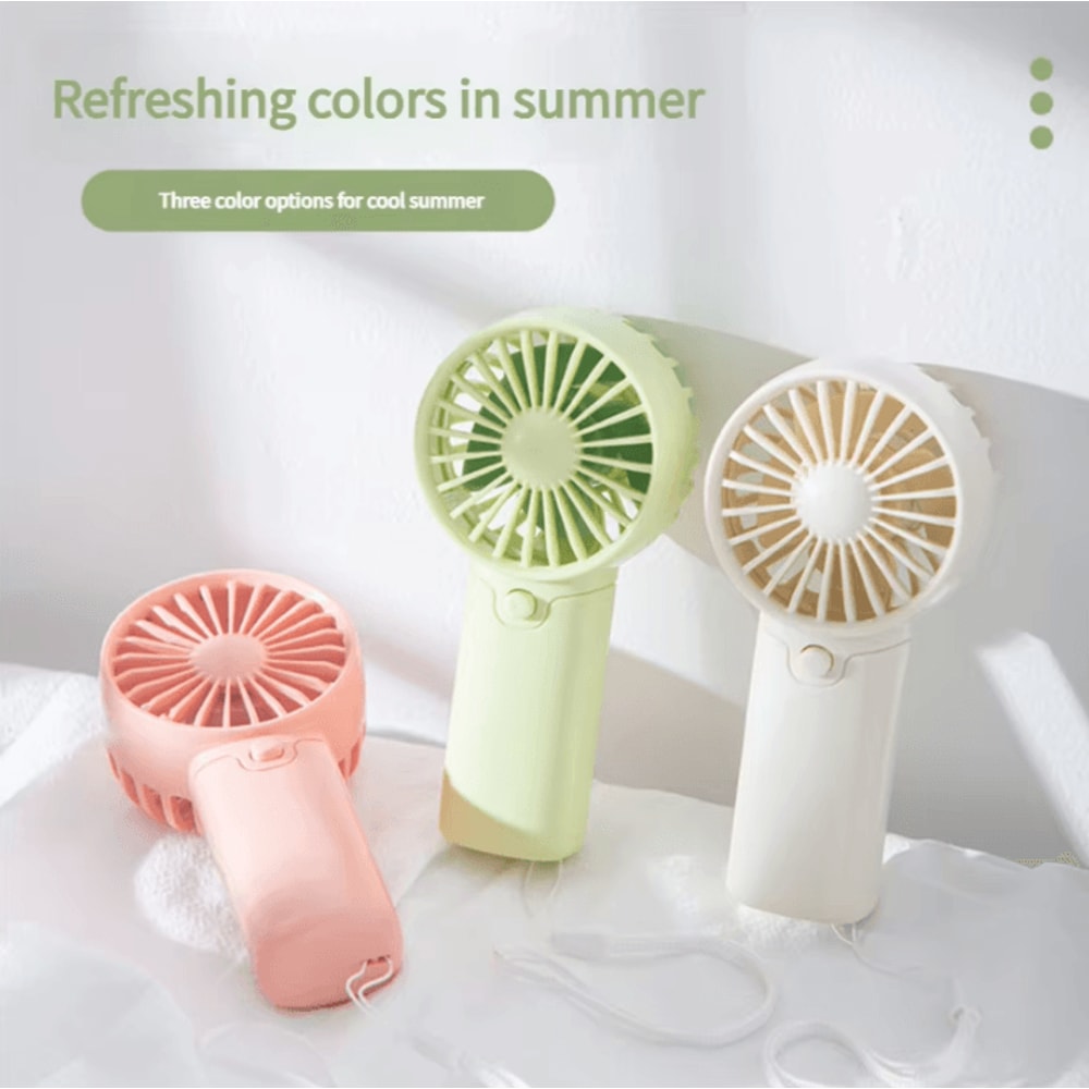 Portable Handheld Mini Fan Lightweight Pocket Cooling Fan AA Battery Powered 1