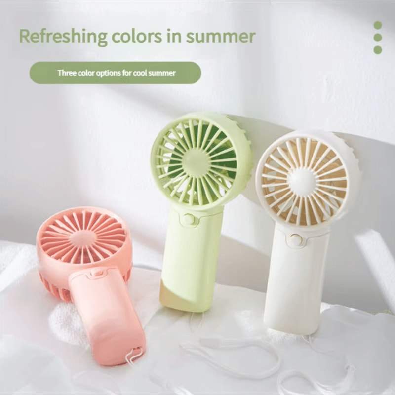 Portable Handheld Mini Fan Lightweight Pocket Cooling Fan AA Battery Powered 1