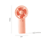 Portable Handheld Mini Fan Lightweight Pocket Cooling Fan AA Battery Powered 6