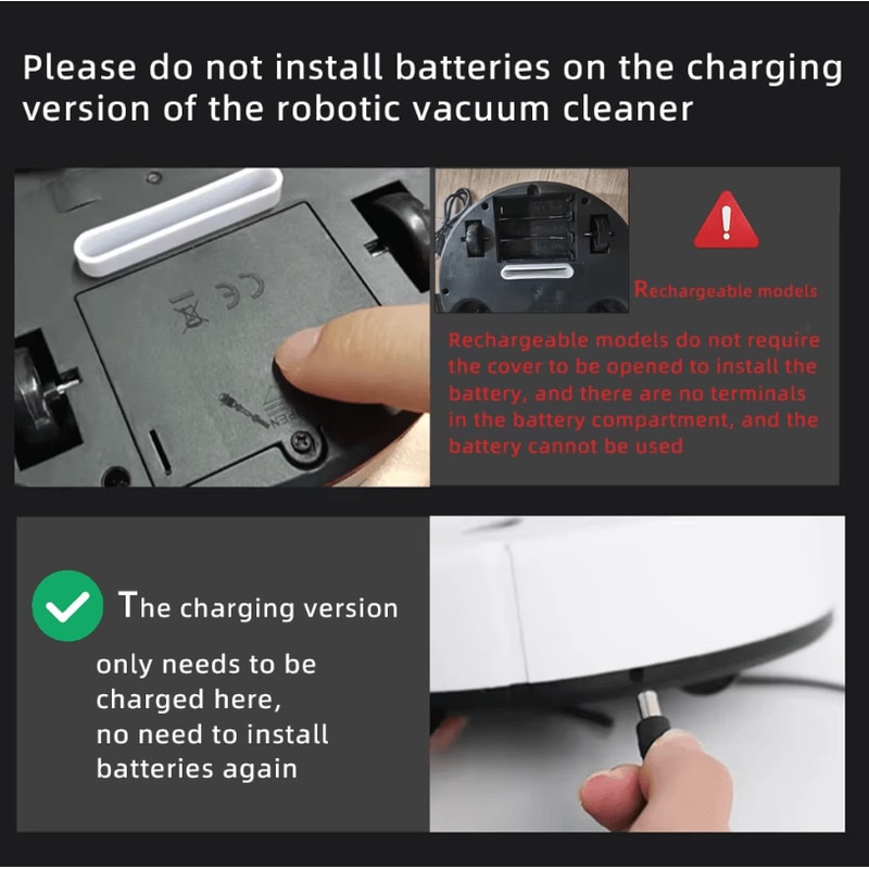 3in1 Mini Robot Vacuum Cleaner Automatic Sweeper Mop Smart Floor Cleaning Robot 4