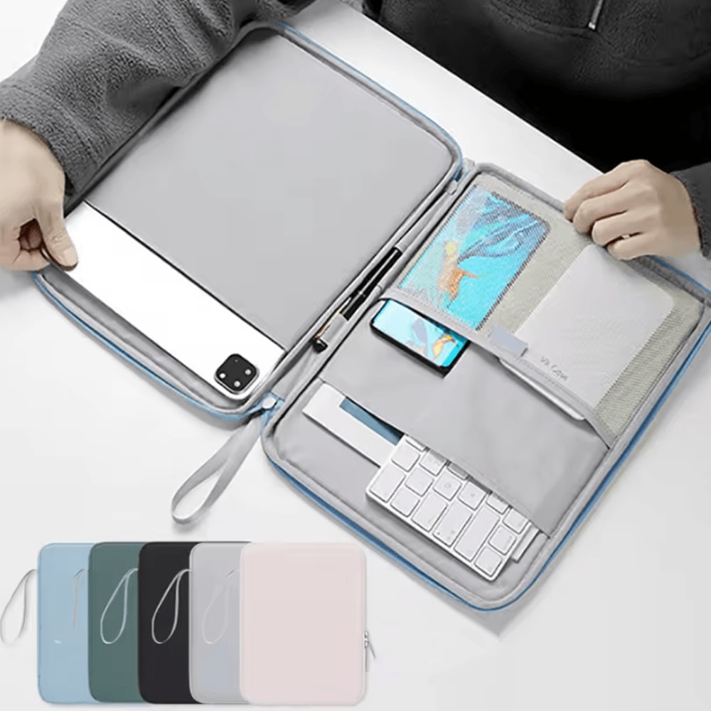 Shockproof Tablet Sleeve Bag MultiPocket Protective Handbag Case For 109129 Inch Tablets 1