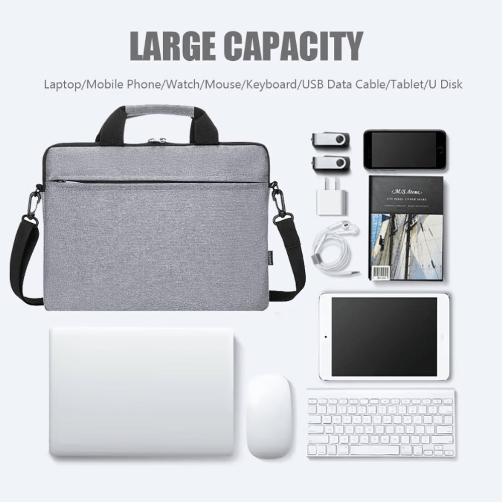 UltraThin Laptop Sleeve Shoulder Bag Lightweight Protective Case For 1317 Inch Notebooks 2