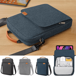 multi-pocket tablet sleeve bag – shockproof protective case for ipad & 10.9–12.9 inch tablets