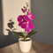 Artificial Butterfly Orchid Bonsai Elegant Potted Floral Decor For Home Office 4