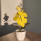 Artificial Butterfly Orchid Bonsai Elegant Potted Floral Decor For Home Office 7