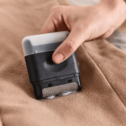 portable mini lint roller – reusable clothes & pet hair remover brush