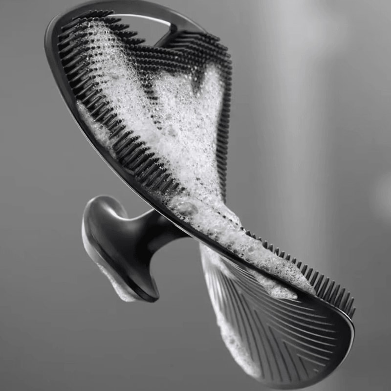 Soft Silicone Body Scrubber Brush Gentle Exfoliating Shower Tool For Smooth Skin 3