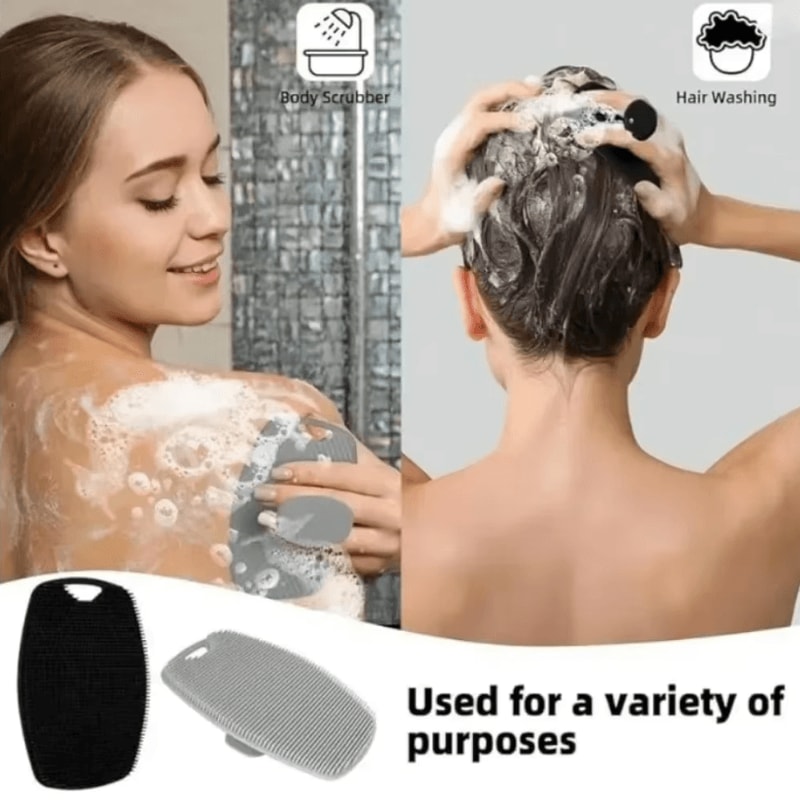 Soft Silicone Body Scrubber Brush Gentle Exfoliating Shower Tool For Smooth Skin 4