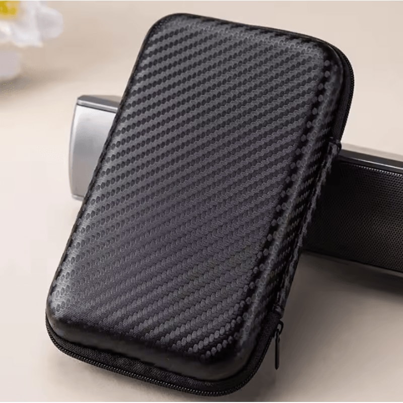 Portable EVA Storage Organizer Case Hard Shell Zipper Pouch For Cables Chargers Gadgets 0