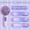 USB Rechargeable Portable Mini Fan 3Speed Handheld Cooling Fan For Travel Everyday Use 1