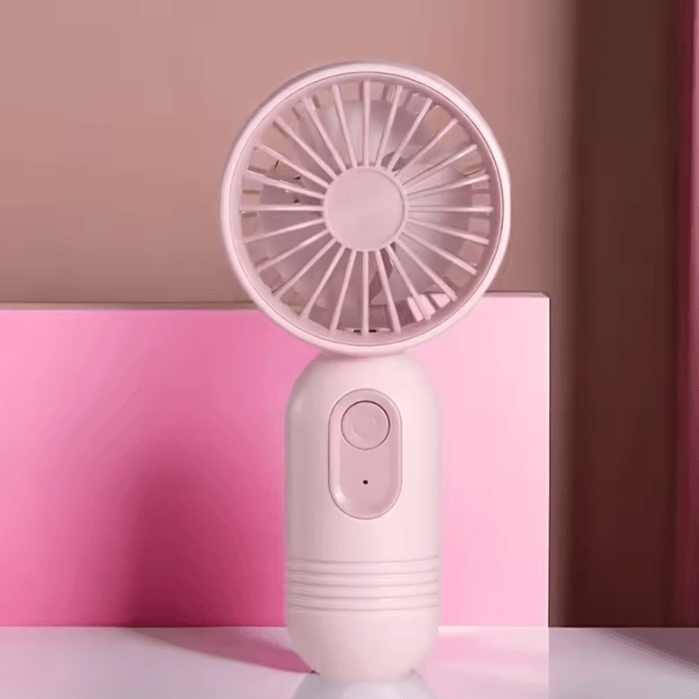 USB Rechargeable Portable Mini Fan 3Speed Handheld Cooling Fan For Travel Everyday Use 5