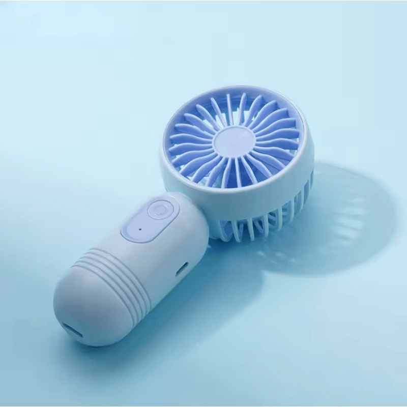 USB Rechargeable Portable Mini Fan 3Speed Handheld Cooling Fan For Travel Everyday Use 6