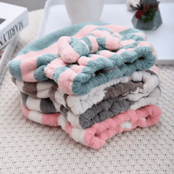 quick-dry microfiber hair towel wrap – super absorbent soft turban cap for women