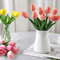 10Piece Real Touch Tulip Bouquet Lifelike Artificial Flowers For Home Wedding DIY Decor 3