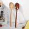 2Piece Wooden Spoon Set Natural Kitchen Cooking Serving Utensils For Coffee Soup Honey 3