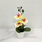 Artificial Orchid Flower Arrangement Elegant FadeResistant Home Office Table Decor 9
