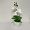 Artificial Orchid Flower Arrangement Elegant FadeResistant Home Office Table Decor 10