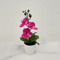 Artificial Orchid Flower Arrangement Elegant FadeResistant Home Office Table Decor 11