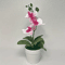 Artificial Orchid Flower Arrangement Elegant FadeResistant Home Office Table Decor 5