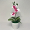 Artificial Orchid Flower Arrangement Elegant FadeResistant Home Office Table Decor 5