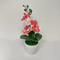Artificial Orchid Flower Arrangement Elegant FadeResistant Home Office Table Decor 6
