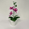 Artificial Orchid Flower Arrangement Elegant FadeResistant Home Office Table Decor 7