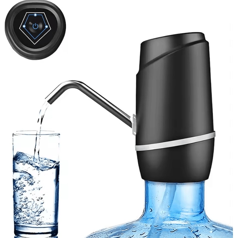 USB Rechargeable Water Bottle Pump Automatic OneTouch Drinking Dispenser For Home Office 8