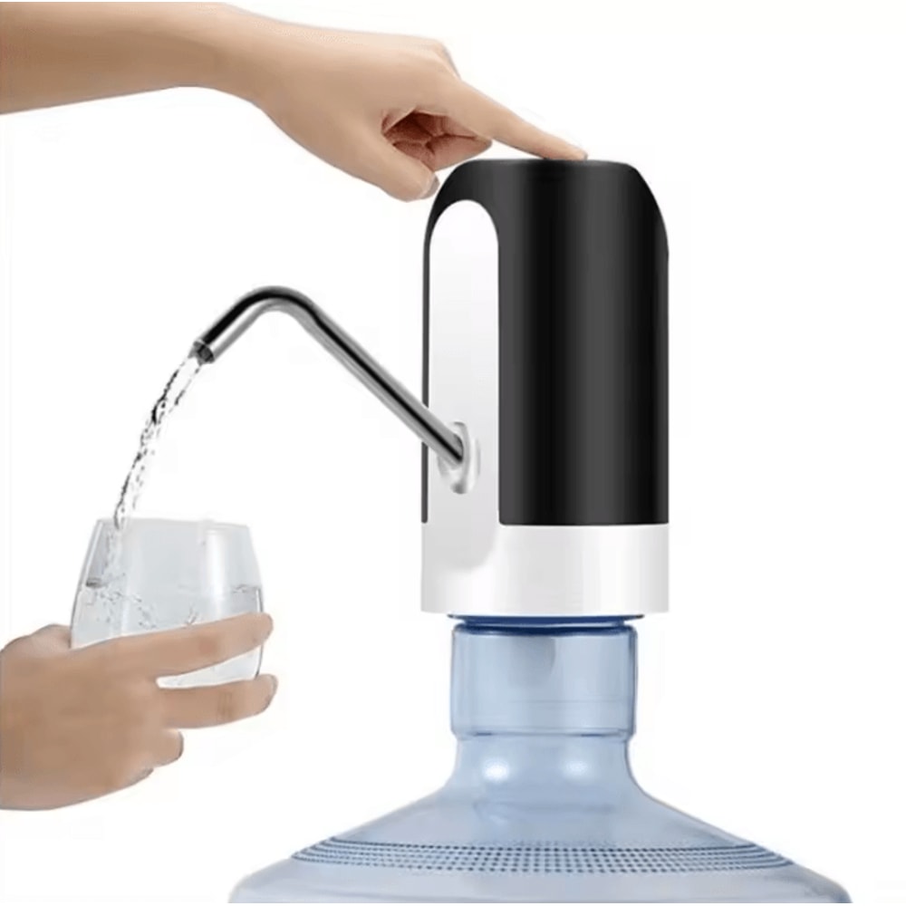 USB Rechargeable Water Bottle Pump Automatic OneTouch Drinking Dispenser For Home Office 1
