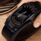 Mens PU Leather Belt Automatic Buckle 47 Inch Adjustable Dress And Casual Belt 6