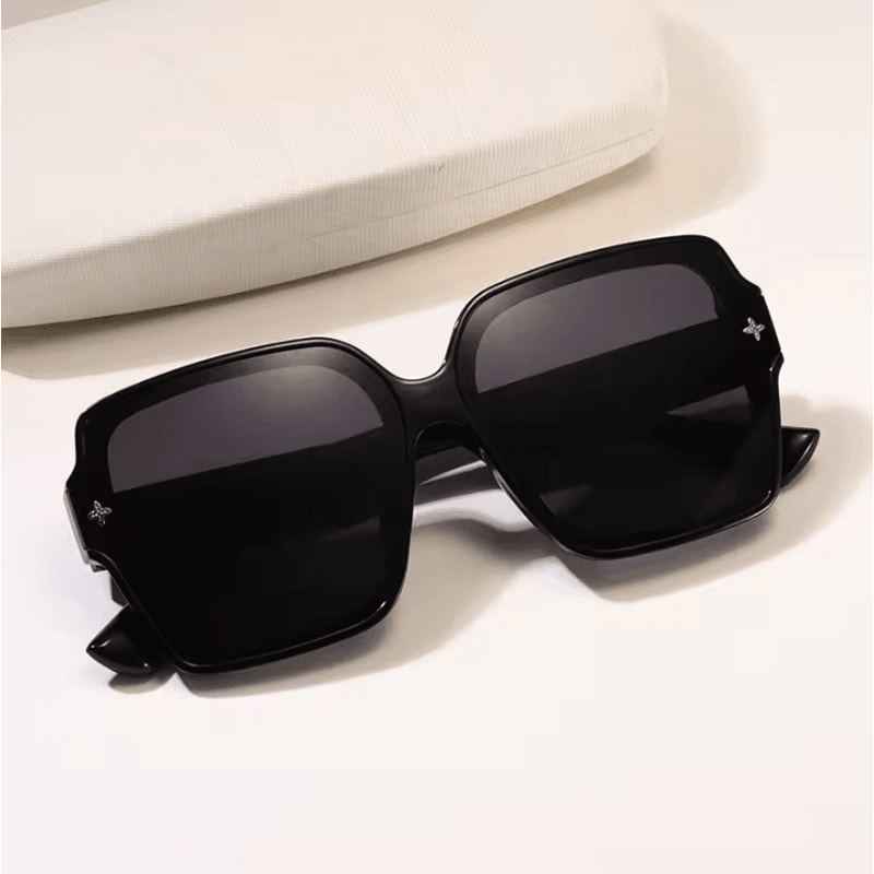 Oversized Square Frame Sunglasses For Women UV Protection Fashion Luxury Shades 1
