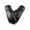 Mens PU Leather Touchscreen Gloves Thin Winter Driving Gloves Non Slip Full Finger 0
