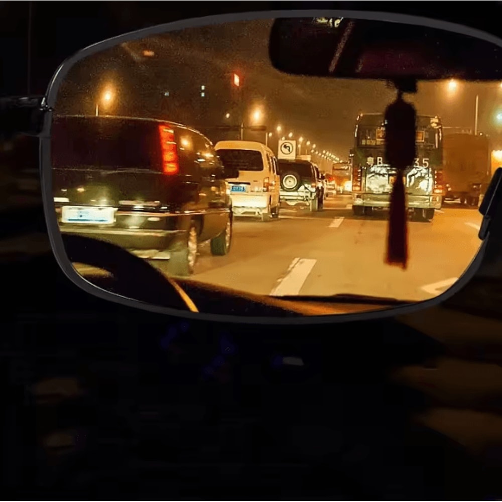 Night Driving Glasses Anti Glare Yellow Lens UV Protection Sunglasses For Men And Women 5
